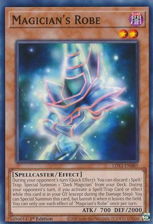 Magician's Robe (LDS3-EN085) - Legendary Duelists: Season 3 1st Edition Legendary Duelists: Season 3 Yugioh Single  Squirtle Squad Card Shop.