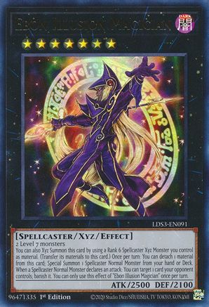 Ebon Illusion Magician (LDS3-EN091) - Legendary Duelists: Season 3 1st Edition Legendary Duelists: Season 3 Yugioh Single  Squirtle Squad Card Shop.