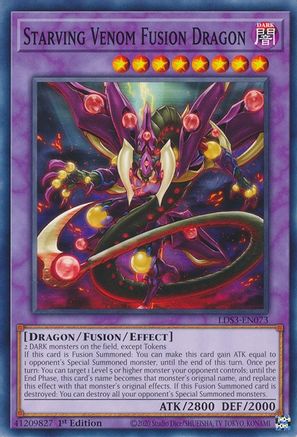 Starving Venom Fusion Dragon (LDS3-EN073) - Legendary Duelists: Season 3 1st Edition Legendary Duelists: Season 3 Yugioh Single  Squirtle Squad Card Shop.