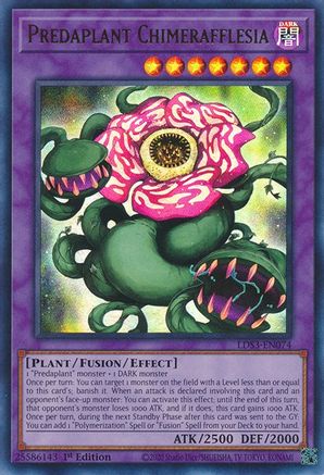 Predaplant Chimerafflesia (LDS3-EN074) - Legendary Duelists: Season 3 1st Edition Legendary Duelists: Season 3 Yugioh Single  Squirtle Squad Card Shop.