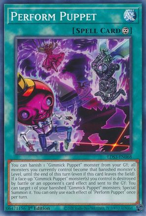 Perform Puppet (LDS3-EN068) - Legendary Duelists: Season 3 1st Edition Legendary Duelists: Season 3 Yugioh Single  Squirtle Squad Card Shop.