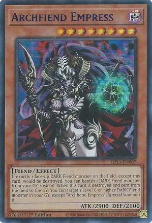 Archfiend Empress (Blue) (LDS3-EN007) - Legendary Duelists: Season 3 1st Edition Legendary Duelists: Season 3 Yugioh Single  Squirtle Squad Card Shop.