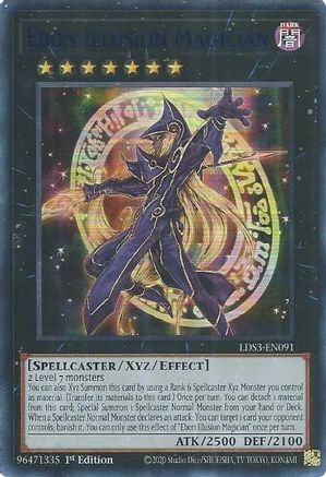 Ebon Illusion Magician (Blue) (LDS3-EN091) - Legendary Duelists: Season 3 1st Edition Legendary Duelists: Season 3 Yugioh Single  Squirtle Squad Card Shop.