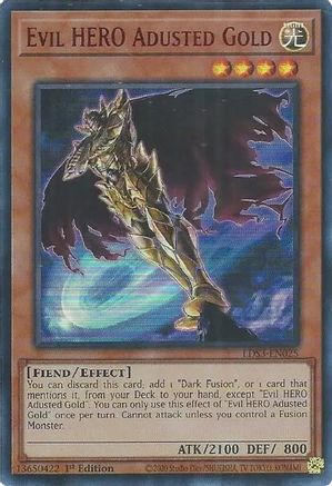Evil HERO Adusted Gold (Red) (LDS3-EN025) - Legendary Duelists: Season 3 1st Edition Legendary Duelists: Season 3 Yugioh Single  Squirtle Squad Card Shop.