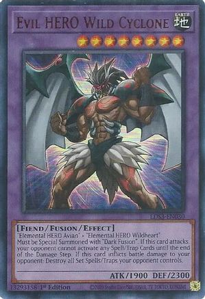 Evil HERO Wild Cyclone (Red) (LDS3-EN030) - Legendary Duelists: Season 3 1st Edition Legendary Duelists: Season 3 Yugioh Single  Squirtle Squad Card Shop.