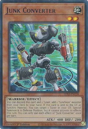 Junk Converter (Blue) (LDS3-EN118) - Legendary Duelists: Season 3 1st Edition Legendary Duelists: Season 3 Yugioh Single  Squirtle Squad Card Shop.