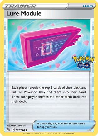 Lure Module 067  Pokemon GO - Uncommon Pokemon GO Pokemon Single  Squirtle Squad Card Shop.