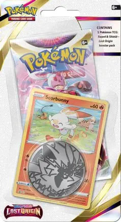 Lost Origin Single Pack Blister [Scorbunny] SWSH11: Lost Origin Pokemon Sealed  Squirtle Squad Card Shop.