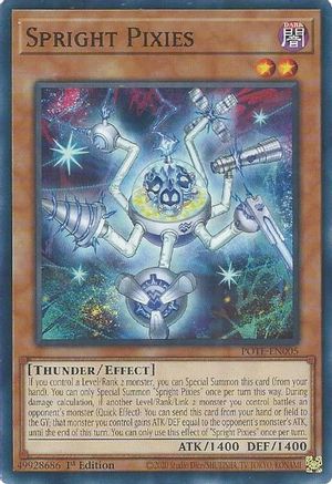 Spright Pixies (POTE-EN005) - Power of the Elements 1st Edition Power of the Elements Yugioh Single  Squirtle Squad Card Shop.
