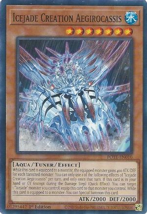 Icejade Creation Aegirocassis (POTE-EN010) - Power of the Elements Unlimited Power of the Elements Yugioh Single  Squirtle Squad Card Shop.
