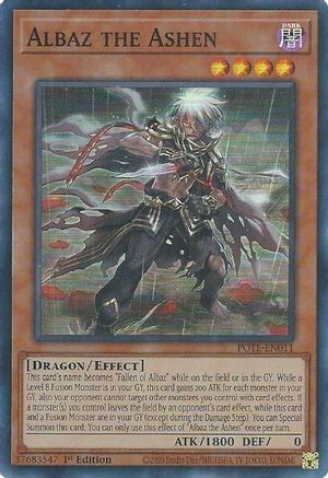 Albaz the Ashen (POTE-EN011) - Power of the Elements 1st Edition Power of the Elements Yugioh Single  Squirtle Squad Card Shop.