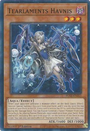 Tearlaments Havnis (POTE-EN013) - Power of the Elements Unlimited Power of the Elements Yugioh Single  Squirtle Squad Card Shop.