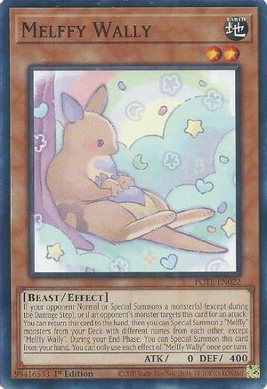 Melffy Wally (POTE-EN022) - Power of the Elements Unlimited Power of the Elements Yugioh Single  Squirtle Squad Card Shop.