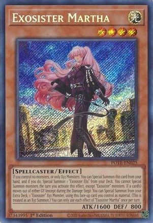 Exosister Martha (POTE-EN025) - Power of the Elements 1st Edition Power of the Elements Yugioh Single  Squirtle Squad Card Shop.