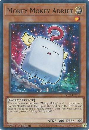 Mokey Mokey Adrift (POTE-EN030) - Power of the Elements Unlimited Power of the Elements Yugioh Single  Squirtle Squad Card Shop.