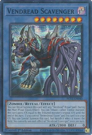 Vendread Scavenger (POTE-EN040) - Power of the Elements 1st Edition Power of the Elements Yugioh Single  Squirtle Squad Card Shop.