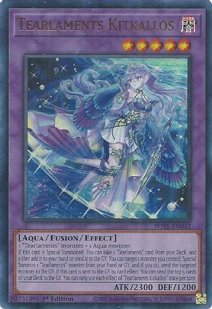 Tearlaments Kitkallos (POTE-EN042) - Power of the Elements 1st Edition Power of the Elements Yugioh Single  Squirtle Squad Card Shop.