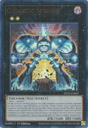 Gigantic Spright (POTE-EN047) - Power of the Elements Unlimited Power of the Elements Yugioh Single  Squirtle Squad Card Shop.