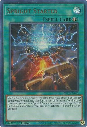 Spright Starter (POTE-EN055) - Power of the Elements 1st Edition Power of the Elements Yugioh Single  Squirtle Squad Card Shop.