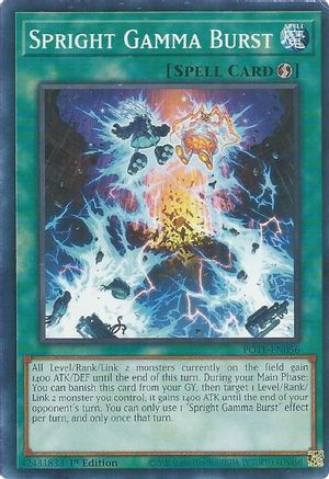 Spright Gamma Burst (POTE-EN056) - Power of the Elements 1st Edition Power of the Elements Yugioh Single  Squirtle Squad Card Shop.
