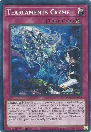 Tearlaments Cryme (POTE-EN073) - Power of the Elements 1st Edition Power of the Elements Yugioh Single  Squirtle Squad Card Shop.