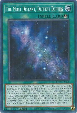 The Most Distant, Deepest Depths (POTE-EN090) - Power of the Elements 1st Edition Power of the Elements Yugioh Single  Squirtle Squad Card Shop.