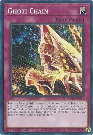 Ghoti Chain (POTE-EN091) - Power of the Elements 1st Edition Power of the Elements Yugioh Single  Squirtle Squad Card Shop.