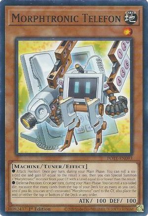 Morphtronic Telefon (POTE-EN093) - Power of the Elements 1st Edition Power of the Elements Yugioh Single  Squirtle Squad Card Shop.