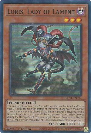 Loris, Lady of Lament (POTE-EN092) - Power of the Elements Unlimited Power of the Elements Yugioh Single  Squirtle Squad Card Shop.