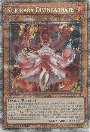Kurikara Divincarnate (Starlight Rare) (POTE-EN031) - Power of the Elements 1st Edition Power of the Elements Yugioh Single  Squirtle Squad Card Shop.