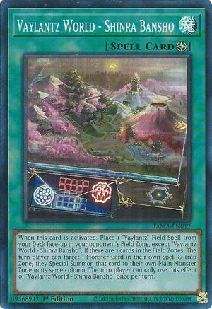 Vaylantz World - Shinra Bansho (TAMA-EN012) - Tactical Masters 1st Edition Tactical Masters Yugioh Single  Squirtle Squad Card Shop.