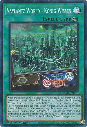 Vaylantz World - Konig Wissen (TAMA-EN013) - Tactical Masters 1st Edition Tactical Masters Yugioh Single  Squirtle Squad Card Shop.