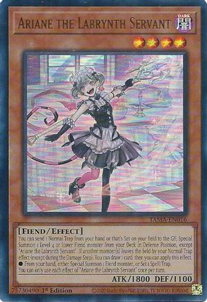 Ariane the Labrynth Servant (TAMA-EN016) - Tactical Masters 1st Edition Tactical Masters Yugioh Single  Squirtle Squad Card Shop.