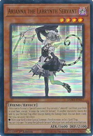 Arianna the Labrynth Servant (TAMA-EN017) - Tactical Masters 1st Edition Tactical Masters Yugioh Single  Squirtle Squad Card Shop.