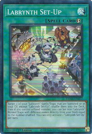 Labrynth Set-Up (TAMA-EN022) - Tactical Masters 1st Edition Tactical Masters Yugioh Single  Squirtle Squad Card Shop.