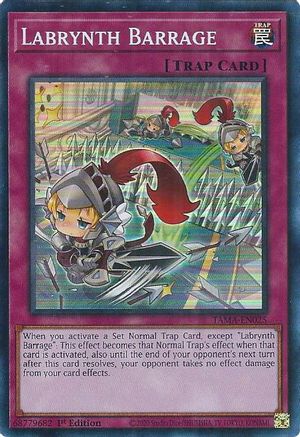 Labrynth Barrage (TAMA-EN025) - Tactical Masters 1st Edition Tactical Masters Yugioh Single  Squirtle Squad Card Shop.
