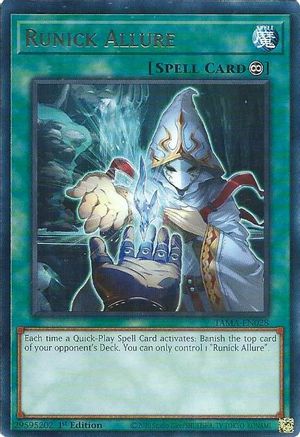 Runick Allure (TAMA-EN028) - Tactical Masters 1st Edition Tactical Masters Yugioh Single  Squirtle Squad Card Shop.