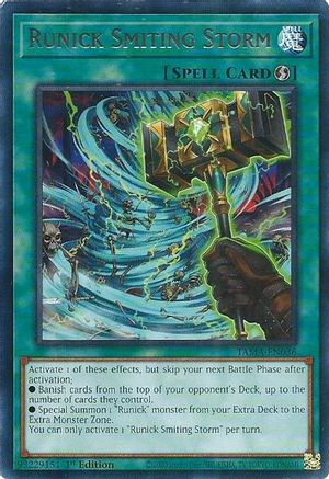 Runick Smiting Storm (TAMA-EN036) - Tactical Masters 1st Edition Tactical Masters Yugioh Single  Squirtle Squad Card Shop.