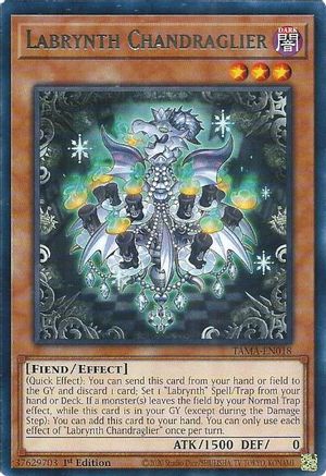Labrynth Chandraglier (TAMA-EN018) - Tactical Masters 1st Edition Tactical Masters Yugioh Single  Squirtle Squad Card Shop.