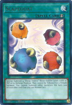 Scapegoat (TAMA-EN043) - Tactical Masters 1st Edition Tactical Masters Yugioh Single  Squirtle Squad Card Shop.