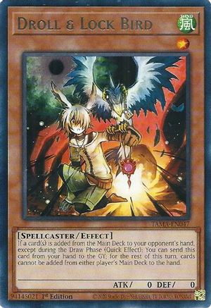 Droll & Lock Bird (TAMA-EN047) - Tactical Masters 1st Edition Tactical Masters Yugioh Single  Squirtle Squad Card Shop.