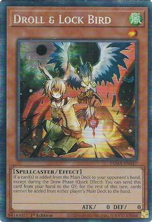Droll & Lock Bird (CR) (TAMA-EN047) - Tactical Masters 1st Edition Tactical Masters Yugioh Single  Squirtle Squad Card Shop.