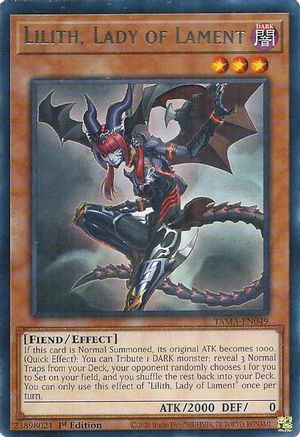 Lilith, Lady of Lament (TAMA-EN049) - Tactical Masters 1st Edition Tactical Masters Yugioh Single  Squirtle Squad Card Shop.
