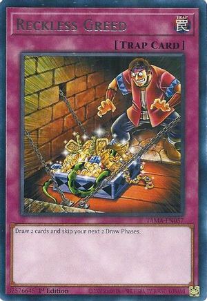Reckless Greed (TAMA-EN057) - Tactical Masters 1st Edition Tactical Masters Yugioh Single  Squirtle Squad Card Shop.