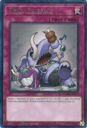 Fiend Griefing (TAMA-EN059) - Tactical Masters 1st Edition Tactical Masters Yugioh Single  Squirtle Squad Card Shop.