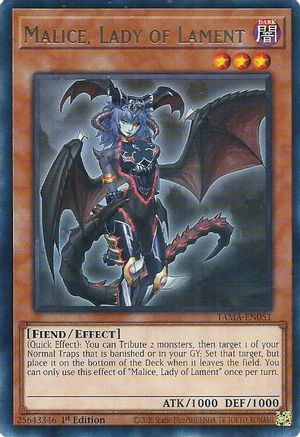 Malice, Lady of Lament (TAMA-EN051) - Tactical Masters 1st Edition Tactical Masters Yugioh Single  Squirtle Squad Card Shop.