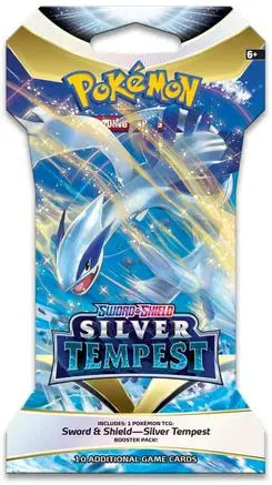 Silver Tempest Sleeved Booster Pack SWSH12: Silver Tempest Pokemon Sealed  Squirtle Squad Card Shop.
