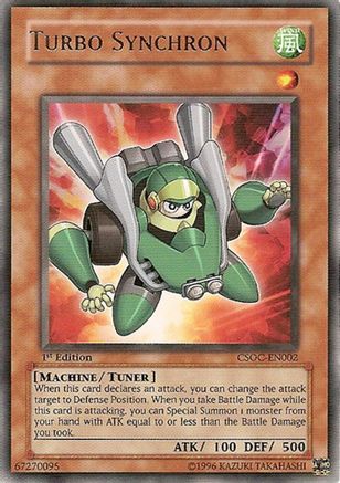 Turbo Synchron (CSOC-EN002) - Crossroads of Chaos 1st Edition Crossroads of Chaos Yugioh Single  Squirtle Squad Card Shop.