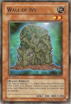 Wall of Ivy (CSOC-EN004) - Crossroads of Chaos 1st Edition Crossroads of Chaos Yugioh Single  Squirtle Squad Card Shop.