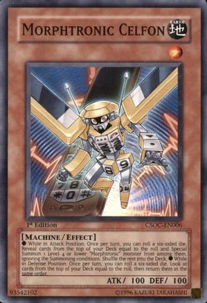 Morphtronic Celfon (CSOC-EN006) - Crossroads of Chaos 1st Edition Crossroads of Chaos Yugioh Single  Squirtle Squad Card Shop.